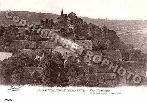 Ville de SAINTPIERRELECHASTEL, carte postale ancienne