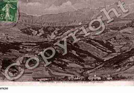 Ville de SAINTPONS, carte postale ancienne Ville de SAINTPONS, carte postale ancienne