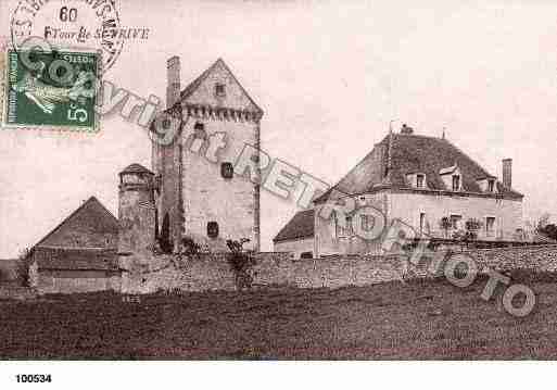 Ville de SAINTPRIVE, carte postale ancienne