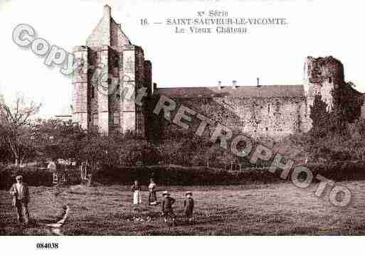 Ville de SAINTSAUVEURLEVICOMTE, carte postale ancienne