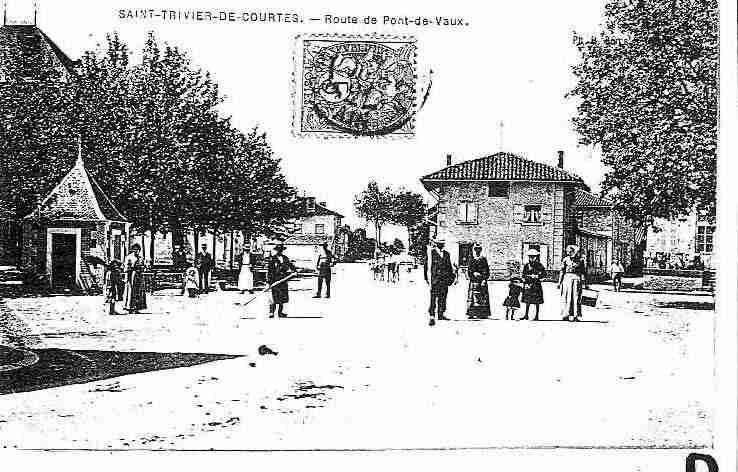 Ville de SAINTTRIVIERSSURMOIGNANS, carte postale ancienne