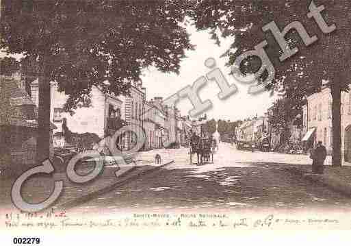 Ville de SAINTEMAUREDETOURAINE, carte postale ancienne