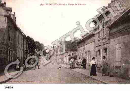 Ville de SERMOISE, carte postale ancienne