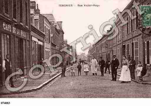 Ville de TERGNIER, carte postale ancienne