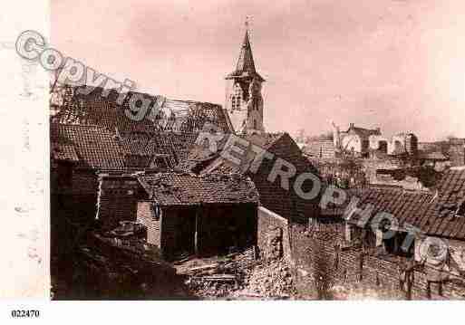 Ville de THELUS, carte postale ancienne