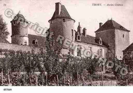 Ville de THORY, carte postale ancienne