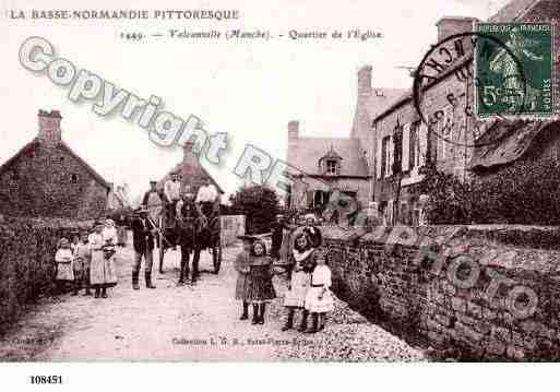 Ville de VALCANVILLE, carte postale ancienne