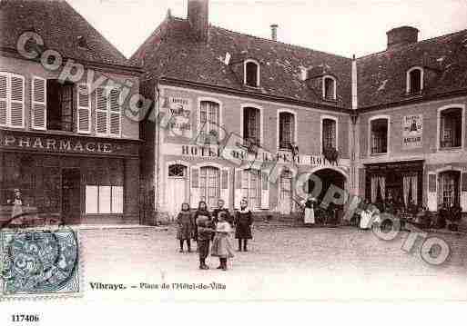 Ville de VIBRAYE, carte postale ancienne