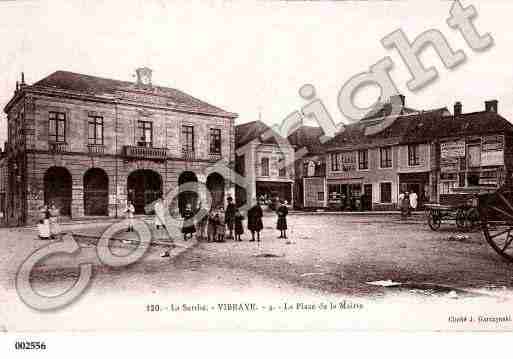 Ville de VIBRAYE, carte postale ancienne