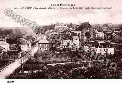 Ville de VIGAN(LE), carte postale ancienne