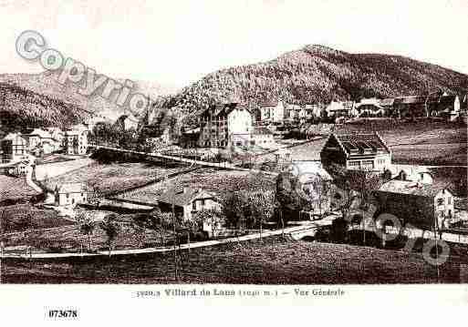 Ville de VILLARDDELANS, carte postale ancienne