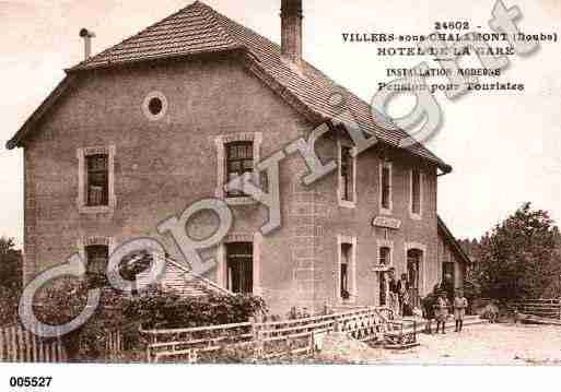 Ville de VILLERSSCHALAMONT, carte postale ancienne