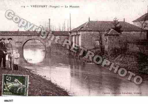 Ville de VRECOURT, carte postale ancienne