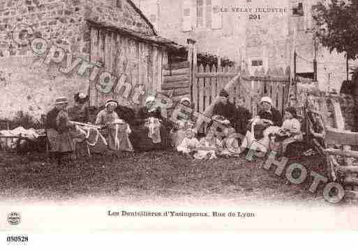 Ville de YSSINGEAUX, carte postale ancienne