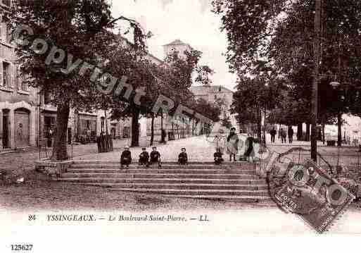 Ville de YSSINGEAUX, carte postale ancienne