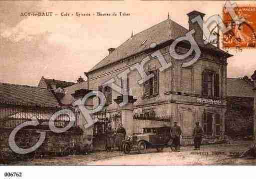 Ville de ACY, carte postale ancienne