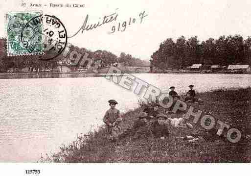 Ville de AGEN, carte postale ancienne