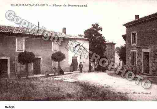 Ville de ALBON, carte postale ancienne