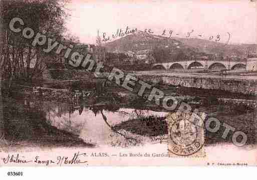 Ville de ALES, carte postale ancienne