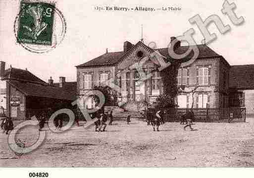 Ville de ALLOGNY, carte postale ancienne