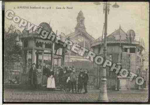 Ville de AMIENS, carte postale ancienne