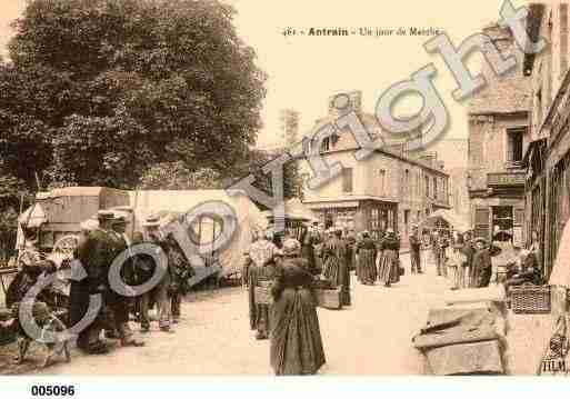 Ville de ANTRAIN, carte postale ancienne