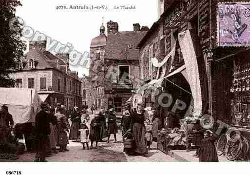 Ville de ANTRAIN, carte postale ancienne