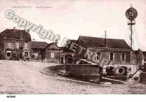 Ville de ARTHONNAY, carte postale ancienne