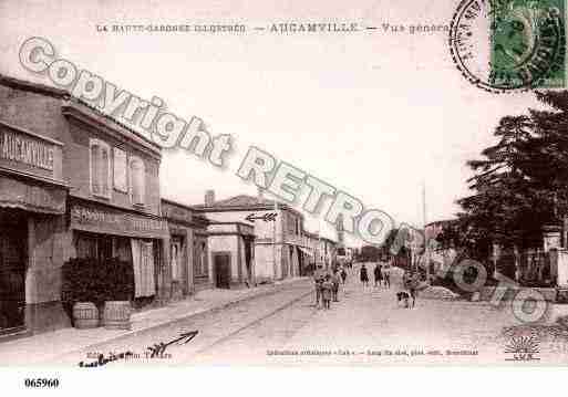 Ville de AUCAMVILLE, carte postale ancienne