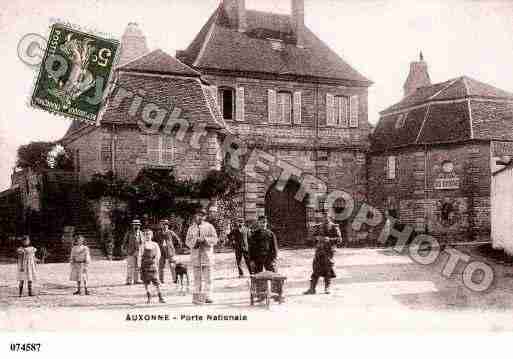 Ville de AUXONNE, carte postale ancienne