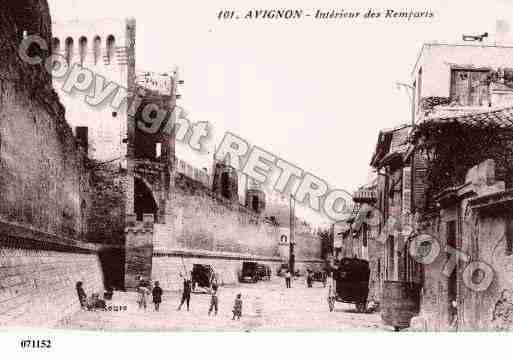 Ville de AVIGNON, carte postale ancienne