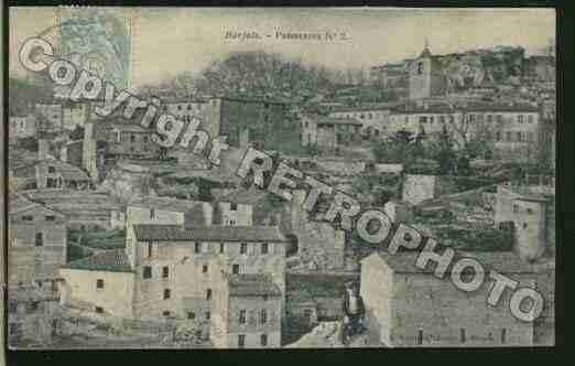 Ville de BARJOLS, carte postale ancienne