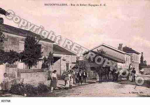 Ville de BAUDONVILLIERS, carte postale ancienne