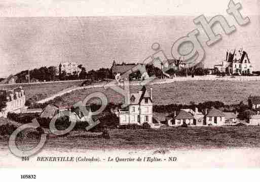 Ville de BENERVILLESURMER, carte postale ancienne