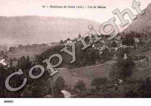 Ville de BEON, carte postale ancienne