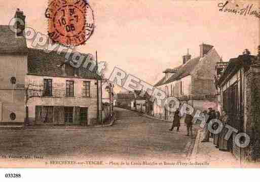 Ville de BERCHERESSURVESGRE, carte postale ancienne