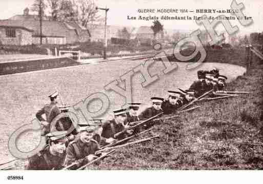 Ville de BERRYAUBAC, carte postale ancienne