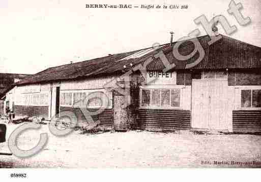 Ville de BERRYAUBAC, carte postale ancienne