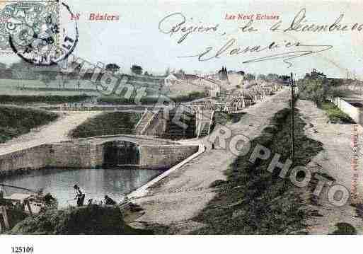 Ville de BEZIERS, carte postale ancienne