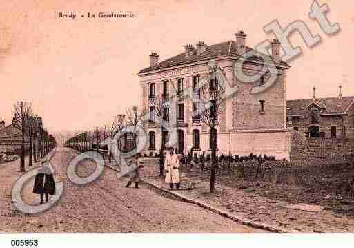 Ville de BONDY, carte postale ancienne