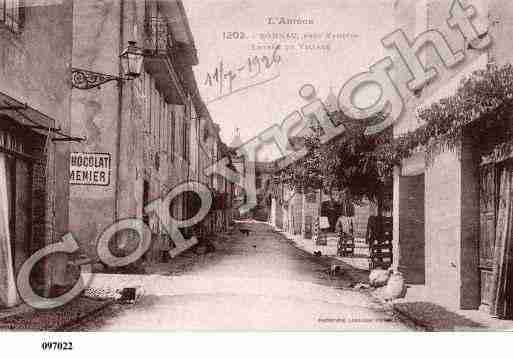 Ville de BONNAC, carte postale ancienne Ville de BONNAC, carte postale ancienne
