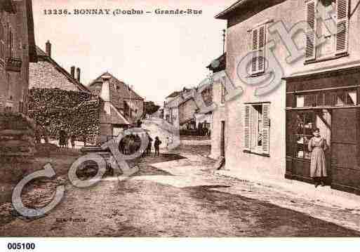 Ville de BONNAY, carte postale ancienne