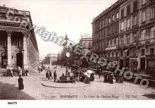 Ville de BORDEAUX, carte postale ancienne