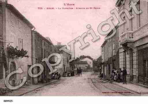 Ville de BRAM, carte postale ancienne