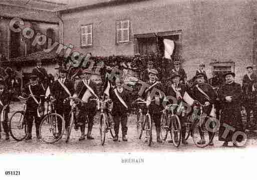 Ville de BREHAIN, carte postale ancienne