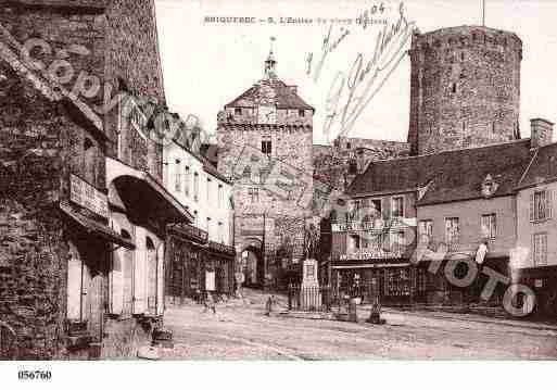 Ville de BRICQUEBEC, carte postale ancienne