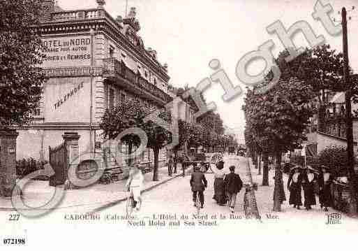 Ville de CABOURG, carte postale ancienne