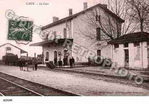 Ville de CAUX, carte postale ancienne