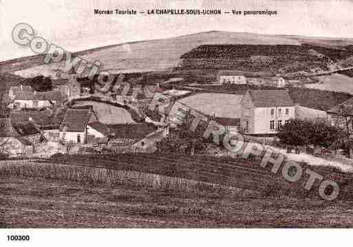 Ville de CHAPELLESOUSUCHON(LA), carte postale ancienne