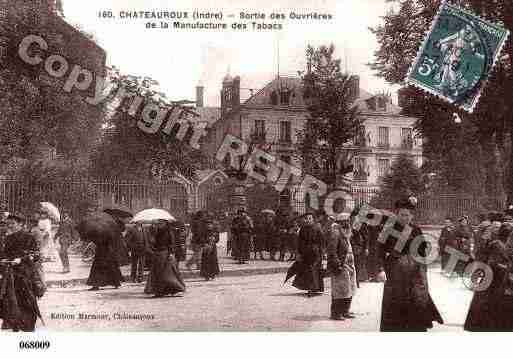 Ville de CHATEAUROUX, carte postale ancienne